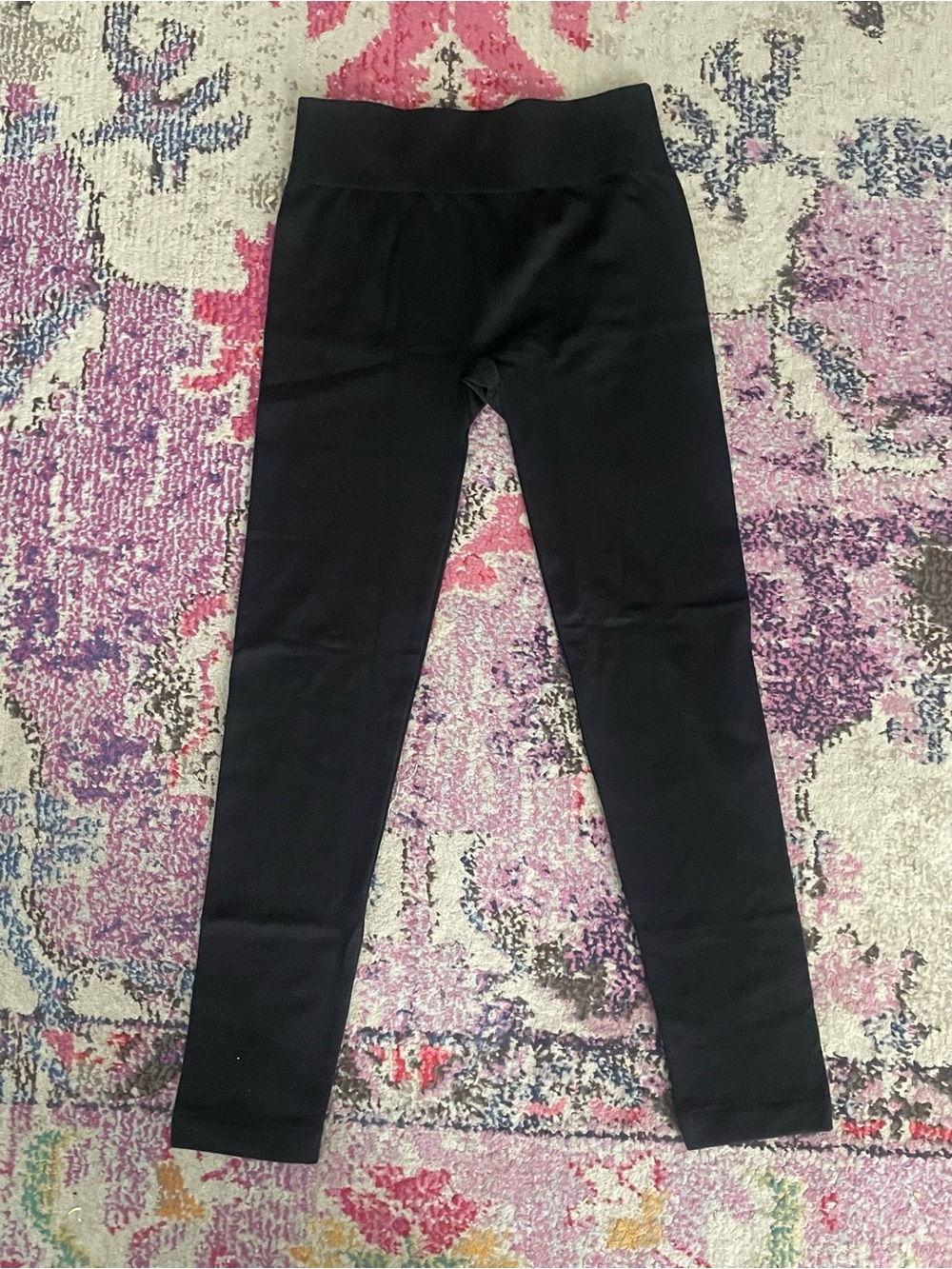 Lemon Black Leggings small